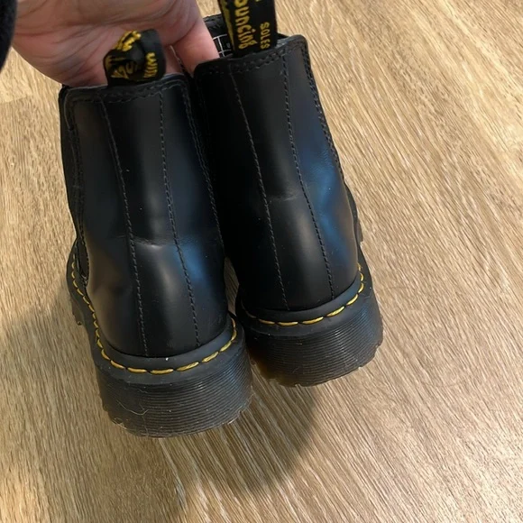 Doc Martens Bex 2976 Black Leather Chelsea Boots - Picture 3 of 5